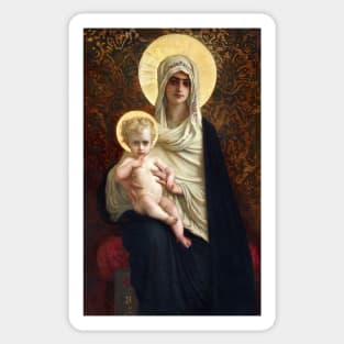 Virgin and Child - Ernest Hebert Sticker